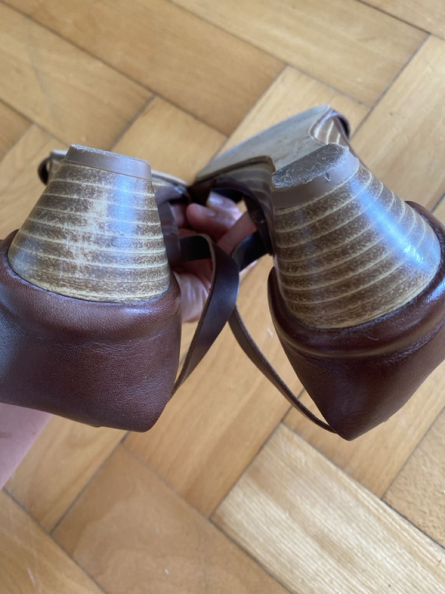 Scarpe da donna: Marco Tozzi Sandalen Leder Braun Grösse 41 – Usato da Dübendorf venduto da feusiedi 5