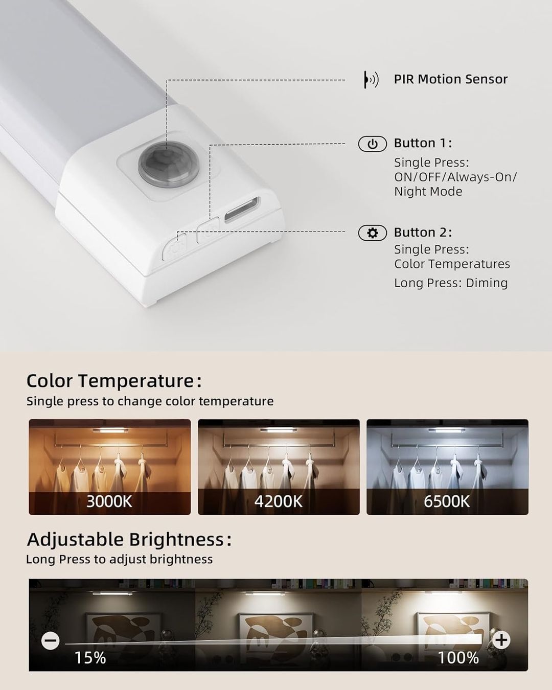 Lampade: Unterbauleuchte LED 20CM 3stk – Nuovo e nell'imballaggio originale da Nuglar venduto da SaleRitter 2