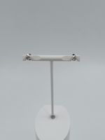 SOLITÄR DIAMANT OHRSTECKER IN 750 WEISSGOLD, 0.68 CT.