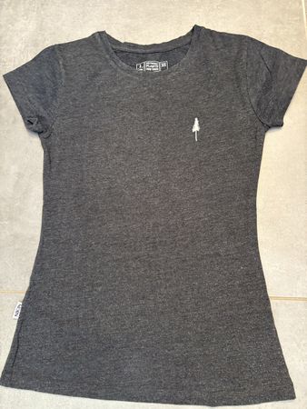 Damen T-Shirt Nikin dunkelgrau Grösse XS