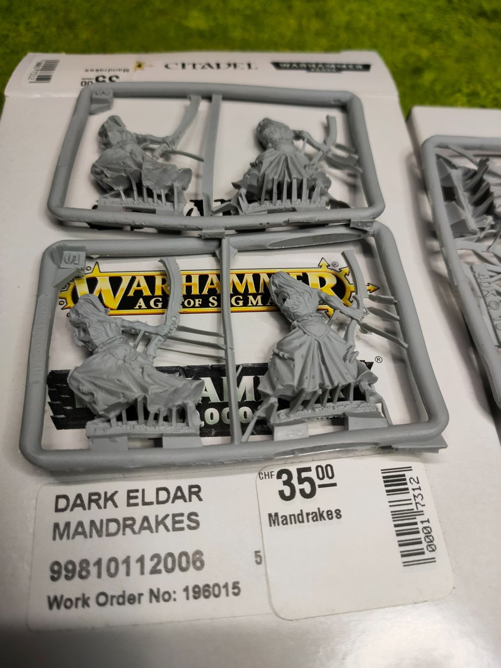 Giochi: Warhammer 40k, 10 x Mandrakes Drukhari Dark Eldar – Nuovo e nell'imballaggio originale da Baden venduto da Araneus