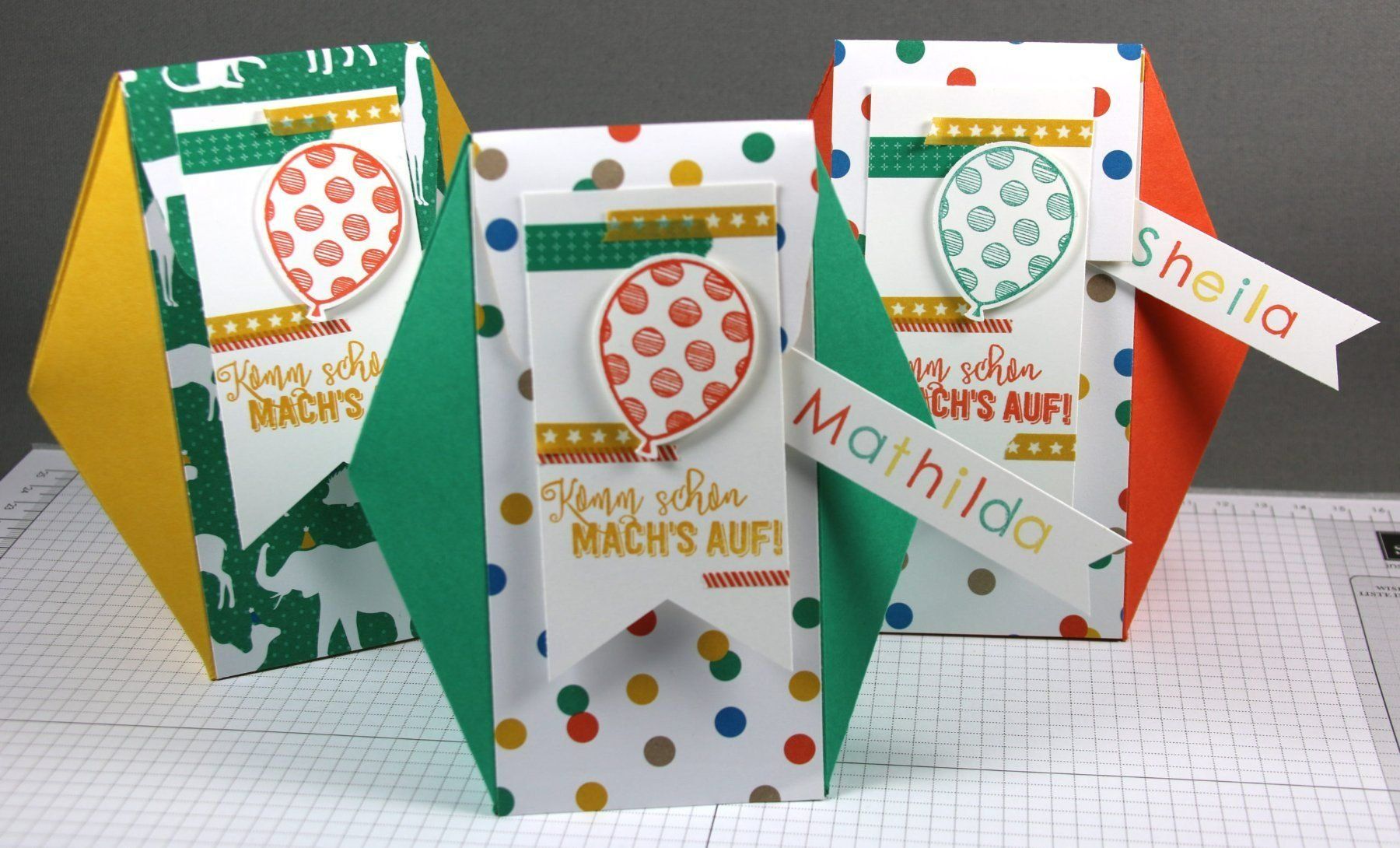 Stampin' up! Carta: Stampin up Designerpapier "Für Partylöwen" – Nuovo (secondo la descrizione) da Frauenkappelen venduto da evangelina78 3
