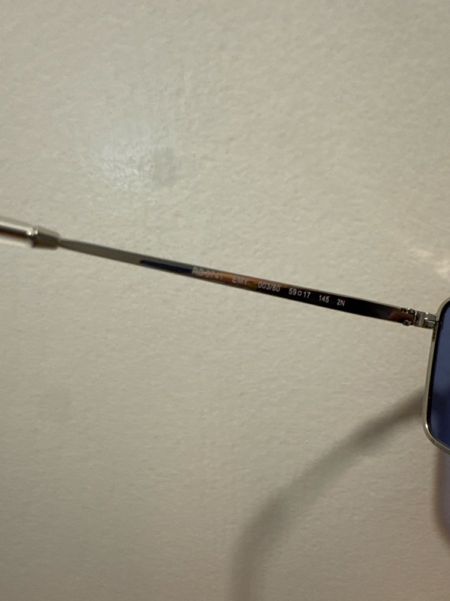 Ray-Ban Lunettes & Verres: Ray-Ban occhiali da sole rettangolari blu – D'occasion à Porza par kaj_d5q7 2