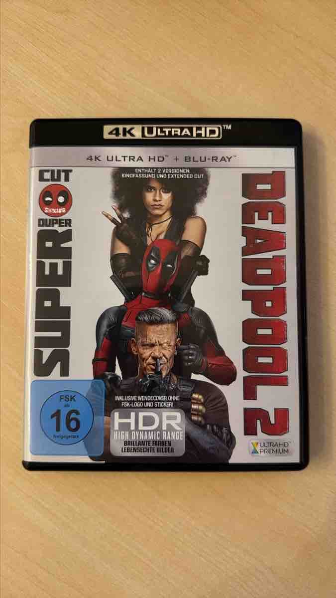 Tutti i DVDs: Deadpool 2 4K UHD + Blu-Ray – Nuovo (secondo la descrizione) da Hittnau venduto da PeterS75