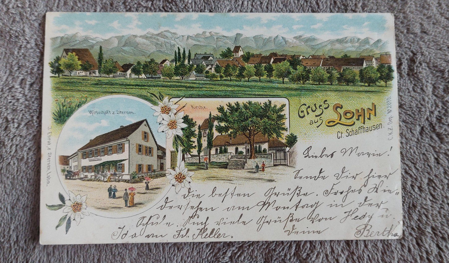 Cartes postales: Lohn Liho 1899 Schaffhausen – D'occasion à Opfertshofen SH par museumswert