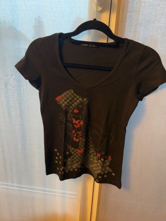 🖤 T-shirt Joggy Girls noir imprimé T.S