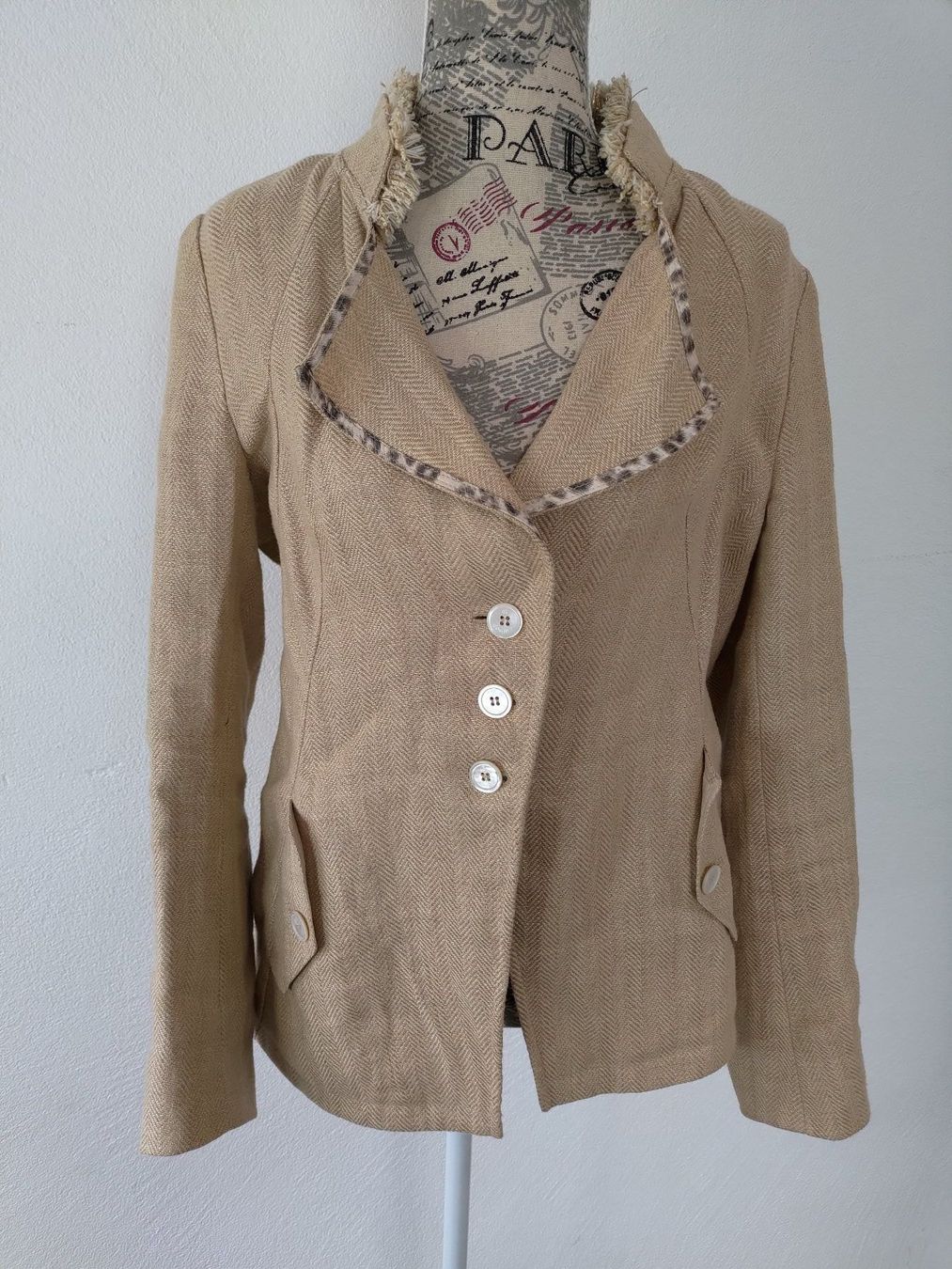 Bogner Giacche: Damen Leinenjacke - BOGNER - Gr. 38 – Usato da Untervaz venduto da Lyraia