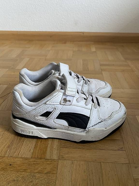 Herrenschuhe: Schwarz-weiße Sneaker | Puma – Gebraucht aus Laufen von Looc_ 2