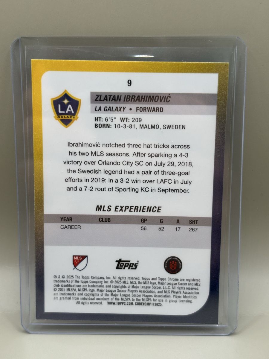 Topps Sammelbilder & Trading cards: Topps Chrome MLS - Zlatan Ibrahimovic  – Neu (gemäss Beschreibung) aus Oberbuchsiten von Bananefrappe93 1