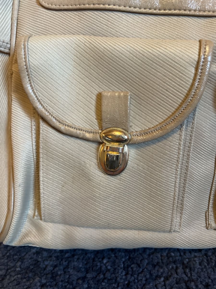 Taschen für Damen: Jetstar Handtasche, Beige, Vintage Look – Gebraucht aus Rotkreuz von Migu2012 1