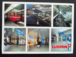 Luzern-Lucerne Bahnhof, LSE/ 6 Ansichten ca. 1990