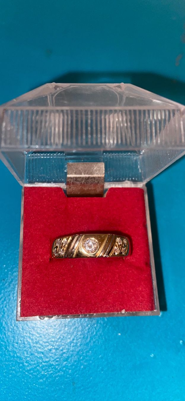 Anelli: Goldring 750 mit Brillanten  Grösse 64 – Usato da Zuchwil venduto da janoloo 2