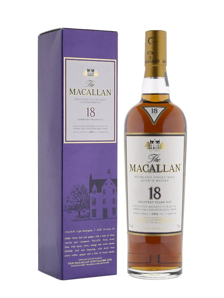 Macallan Spiritueux: Macallan Sherry 18 years 1994 – Neuf avec emballage d'origine à Deitingen par Delikatessengold1