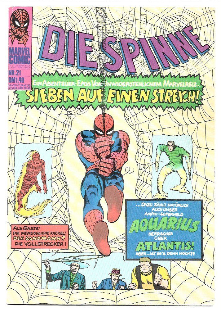 Fumetti: Die Spinne Williams Verlag 1974 Band 21, Marvel – Usato da Winterthur venduto da Wolfensberg