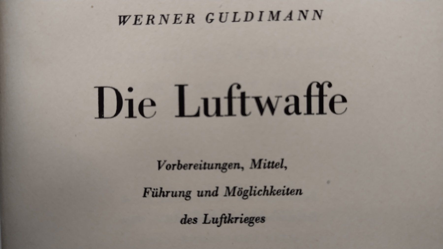 Libri: Die Luftwaffe / Flugzeug Buch 1944 / Werner Guldimann – Usato da Bellach venduto da JingleJerry 2