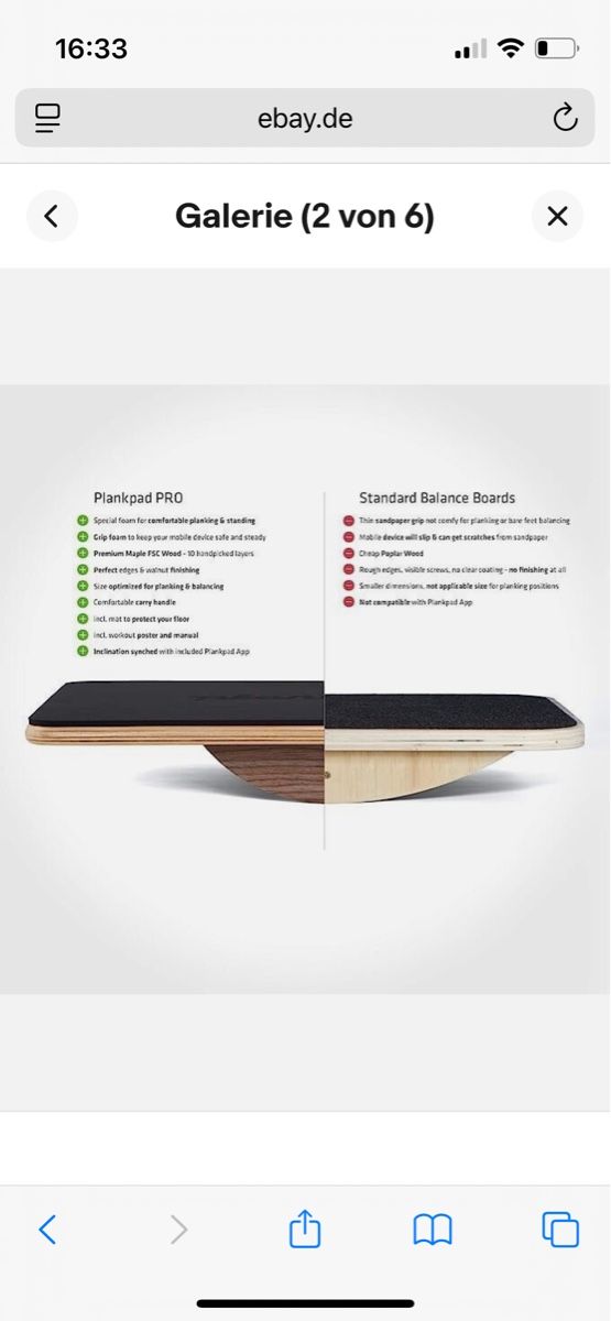 Plankpad Hometrainer: Plankpad Pro – Nuovo e nell'imballaggio originale da Genève venduto da mar_5ds9 5