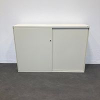 Lista Office LO One Schiebetür-Aktenschrank 3-OH Perlweiss