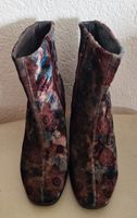 Mjus Stiefeletten Samt Blumenmuster Gr. 38 Herbst Top!