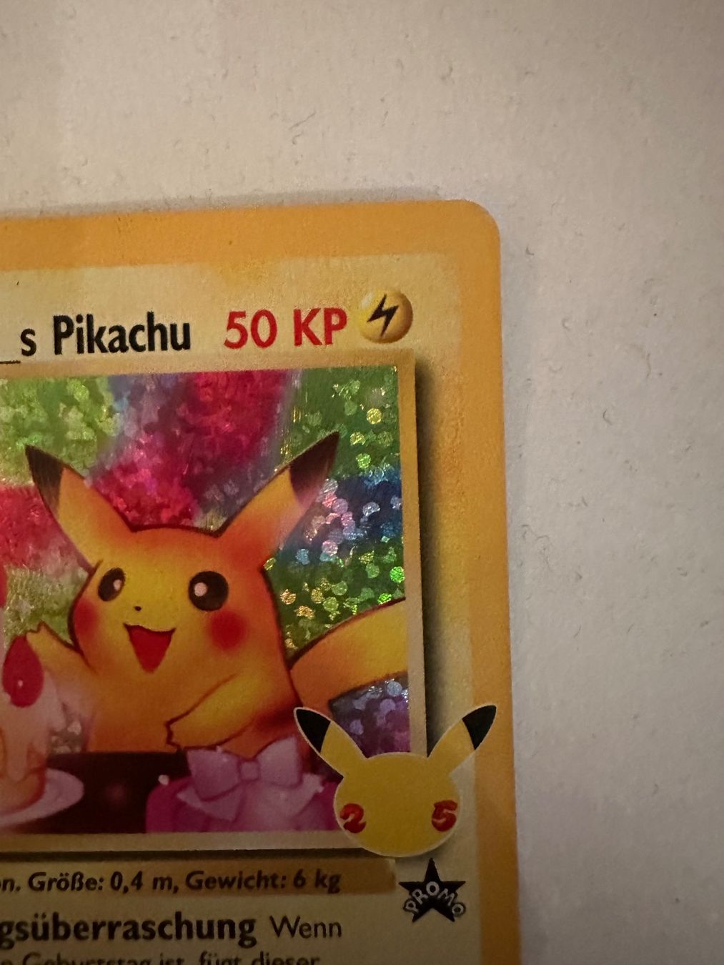 Pokémon Carte collezionabili: Birthday Pikachu 2021 DE Pokémon Celebrations – Nuovo (secondo la descrizione) da Vordemwald venduto da MoviesAndGames 2