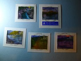 2022 Flusslandschaft 1856-1860, ET Vollstempel, auf Papier