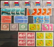 Timbres suisses 1957 Divers