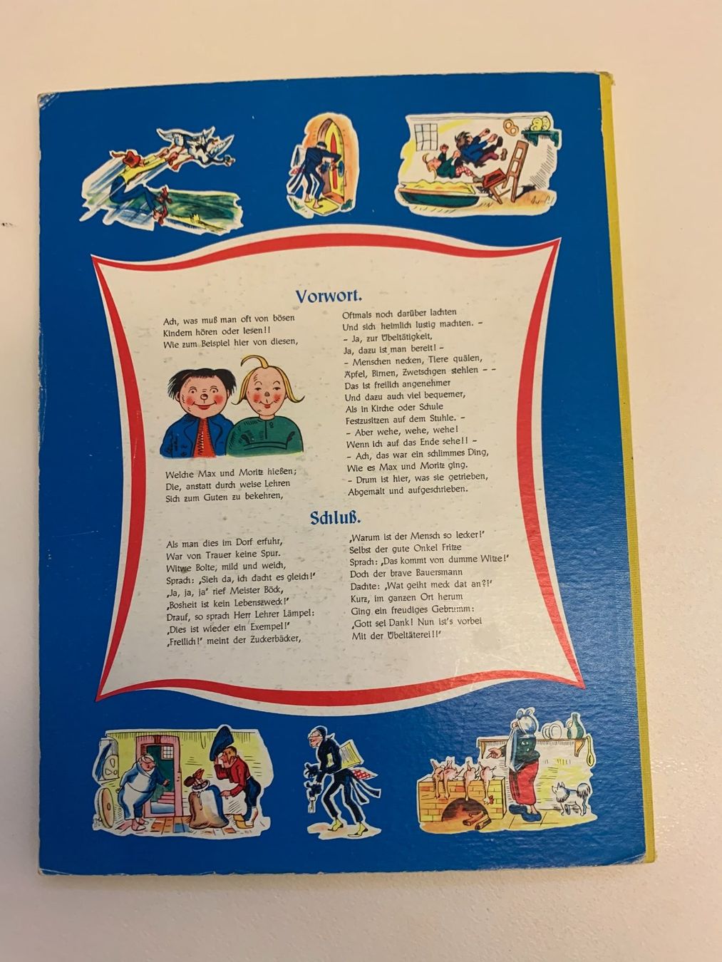 Libri: Kinderbuch Max und Moritz, 7 Streiche, Wilhelm Busch, alt – Usato da Biel/Bienne venduto da Oldradio 1