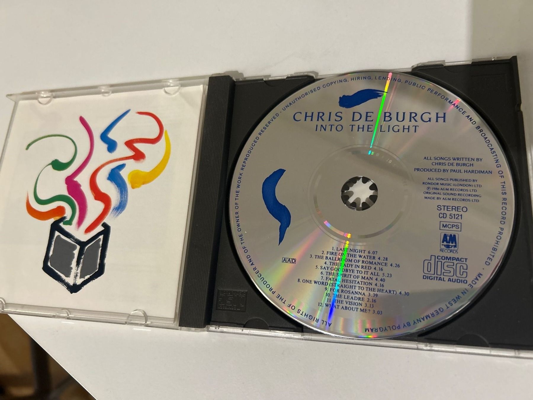 CDs: CD- Chris de Burgh - Into The Light CD, Kult! – Gebraucht aus Guntershausen von Gloominati 2