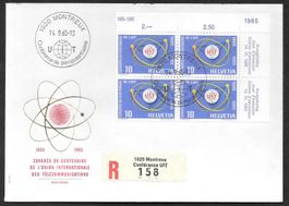 Sonderbrief S. 601 UIT Conf. Plénipotentiaires Montreux 1965