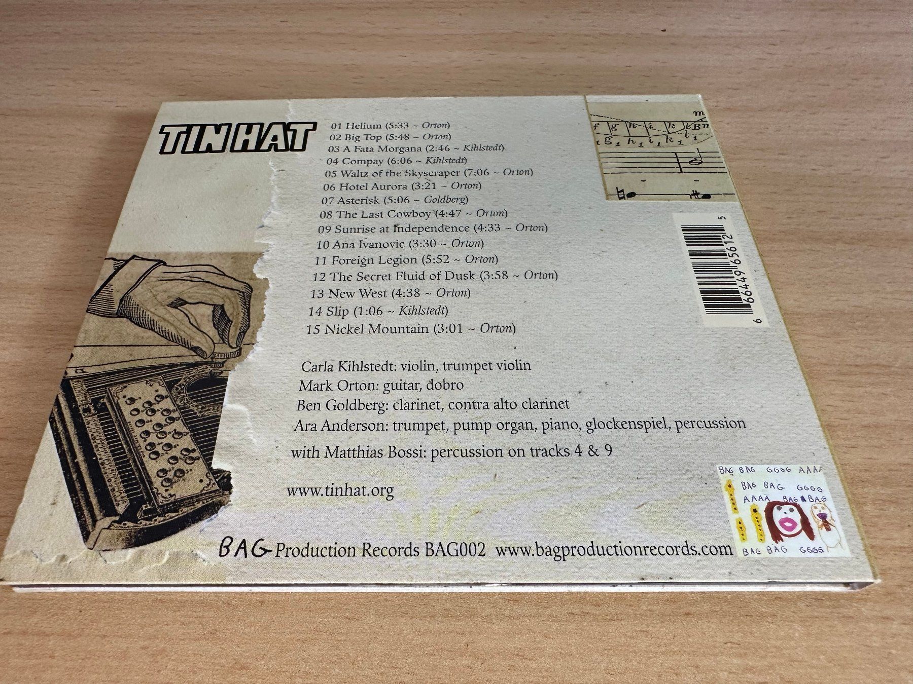 CD: Tin Hat – Foreign Legion – Usato da Rikon im Tösstal venduto da Alpenmutz 1