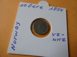 Norwegen 1954, 10 Oere