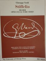 Giuseppe Verdi - Stiffelio - Ricordi - Vocal Score - neu