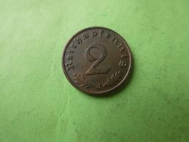 Dt. Reich 1938 J, 2 Reichspfennig