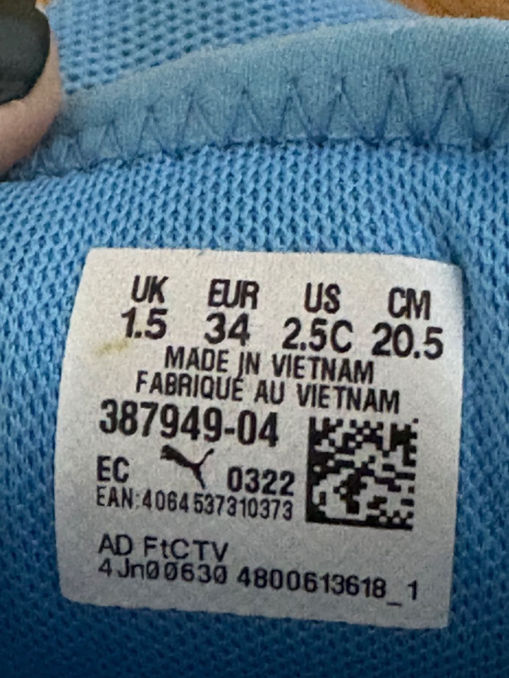 Puma Scarpe per ragazzi: Turnschuhe Puma gr 34 – Usato da Egg b. Zürich venduto da dalanna 6