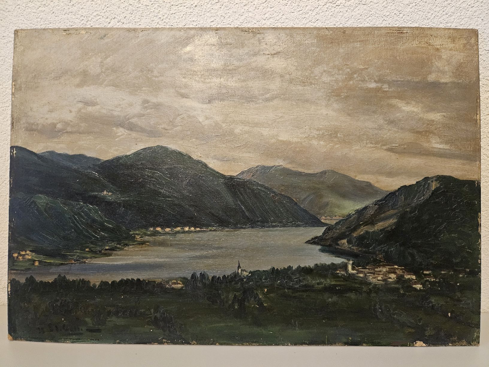 Dipinti: Ölgemälde Landschaft – Usato da Hauptwil venduto da Schwertfisch24