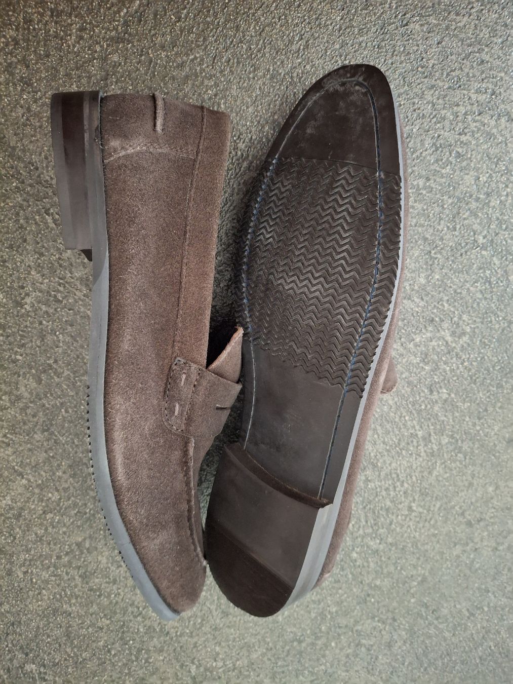 Scarpe da uomo: Brown Suede Pier One Loafers Size 44  – Nuovo (secondo la descrizione) da Colombier NE venduto da nur_9kj9 3