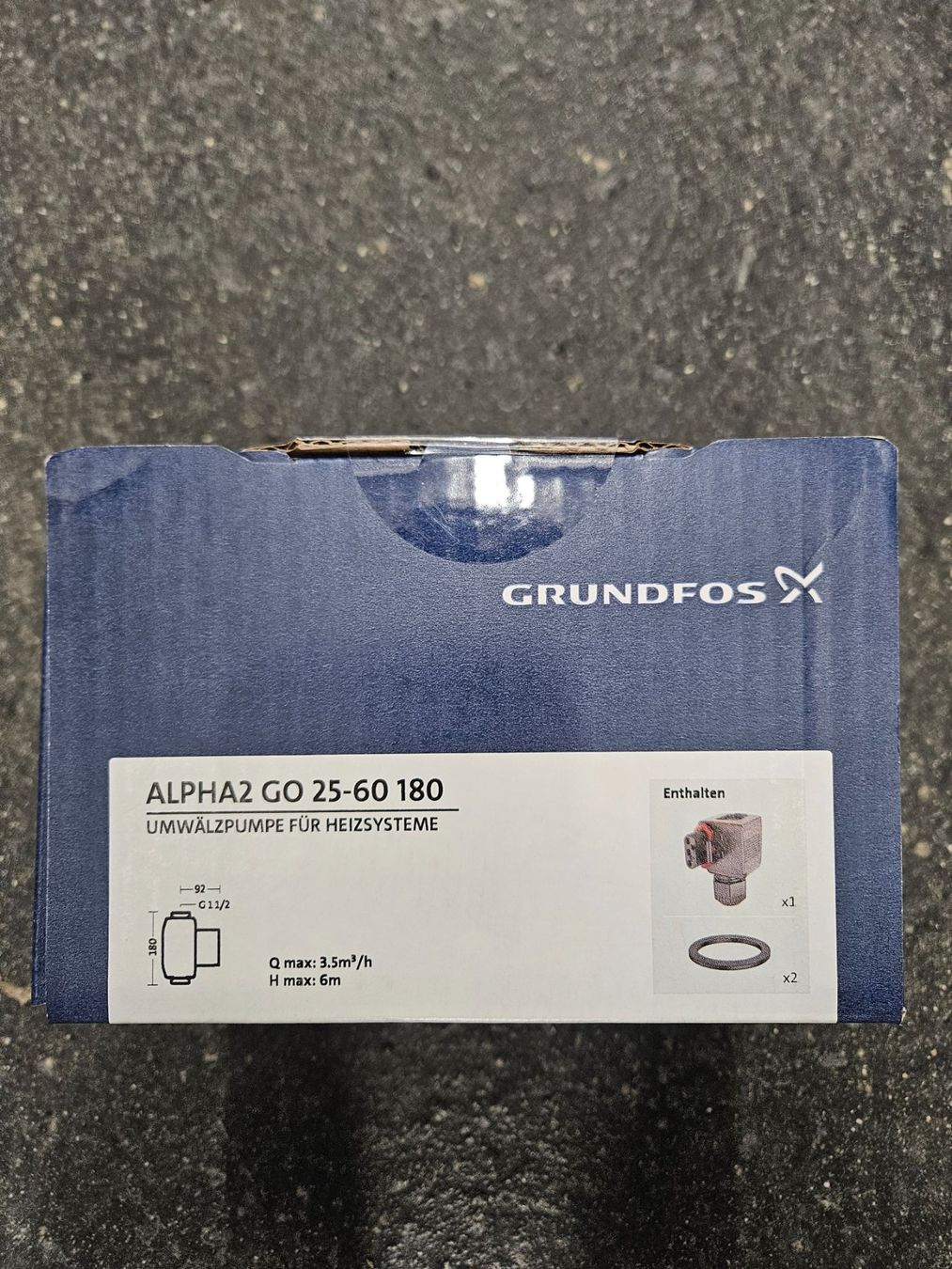 Grundfos Riscaldamento: Alpha2 GO 25-60 180 – Nuovo e nell'imballaggio originale da Tägerwilen venduto da nik_dg97 1