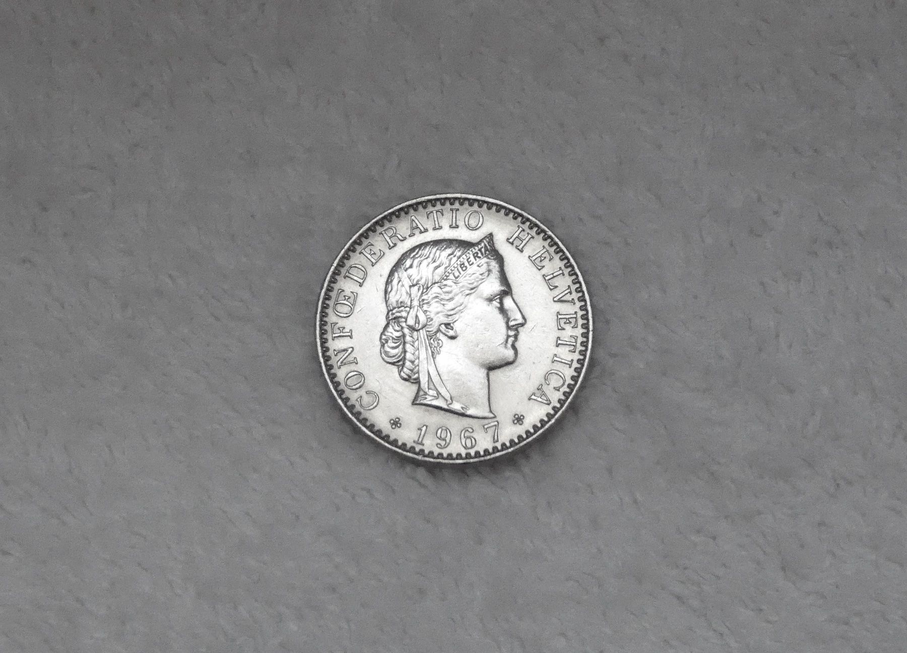 Tutti le monete: 20 centimes/Rappen 1965 – Usato da Nyon venduto da Ilmi09