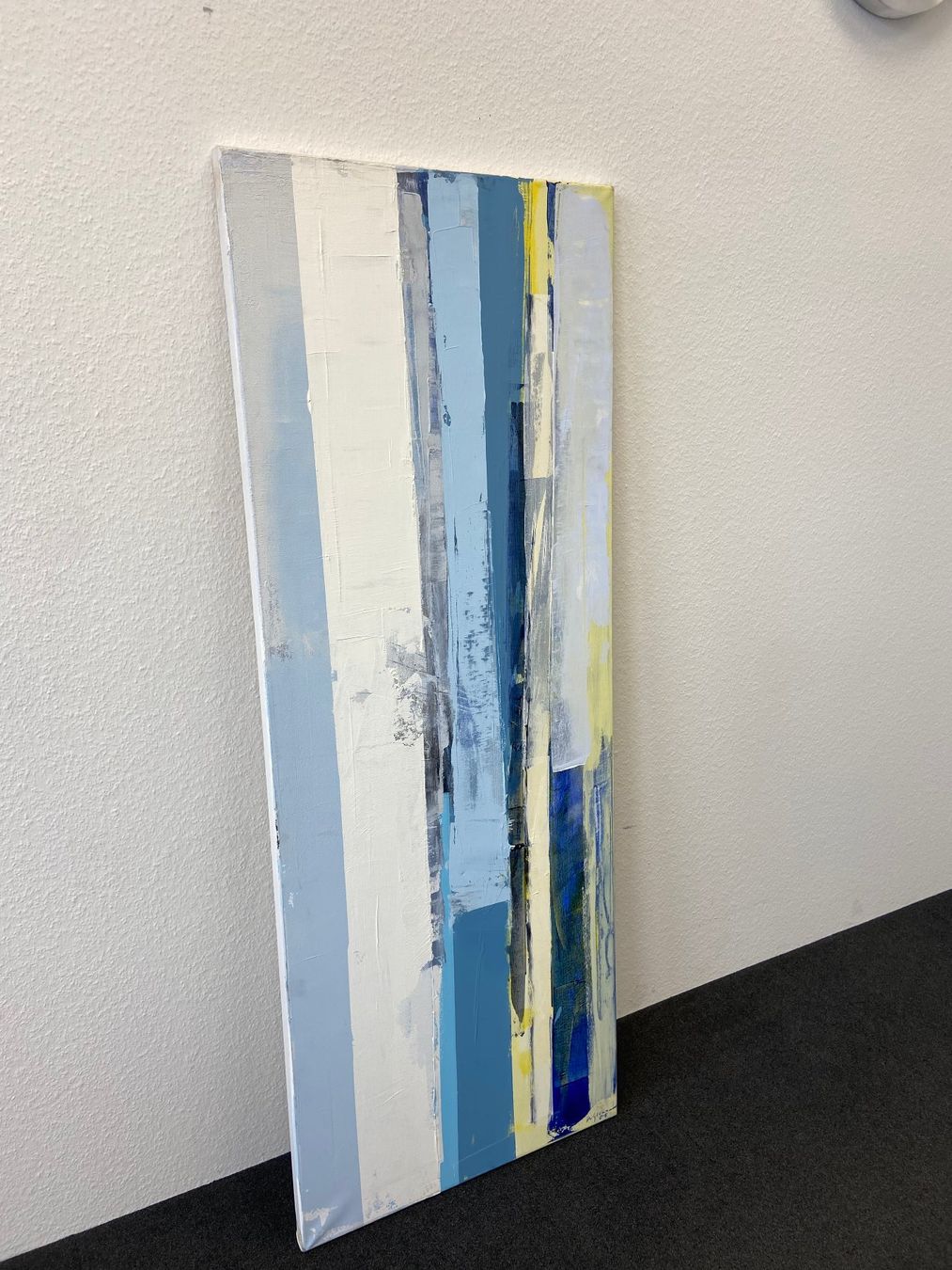 Poster & Bilder: Bild (Blau mit Gelb) – Gebraucht aus Schötz von Willibandi 1