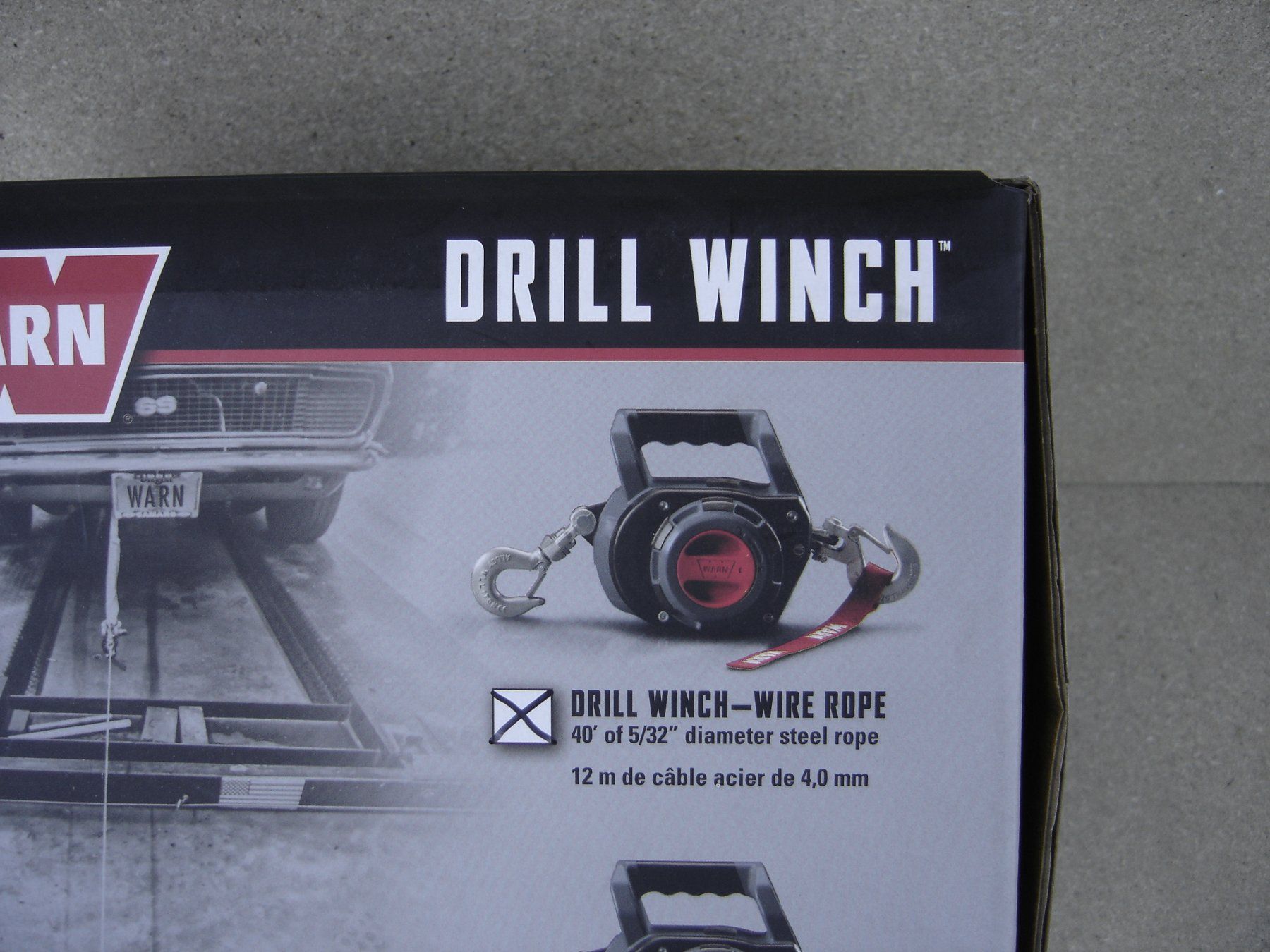 Altro per stoccaggio & trasporto: tragbare WARN Seilwinde Drill Winch für Akkuschrauber – Nuovo e nell'imballaggio originale da Brunnen venduto da terras 3