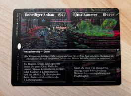 Unheiliger Anbau // Ritualkammer MTG Karte