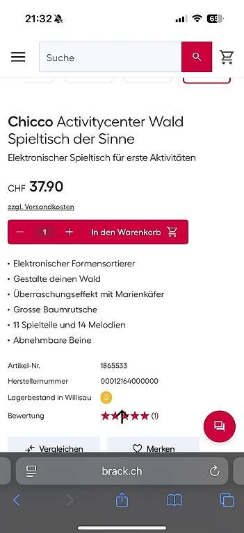 Spielzeuge: Chicco Activitycenter Spieltisch – Gebraucht aus Hochdorf von Franciscochico 1