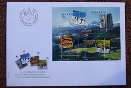 (F457) FDC 2005: Zst. 1172 Sonderblock 100 J. Naturfreunde