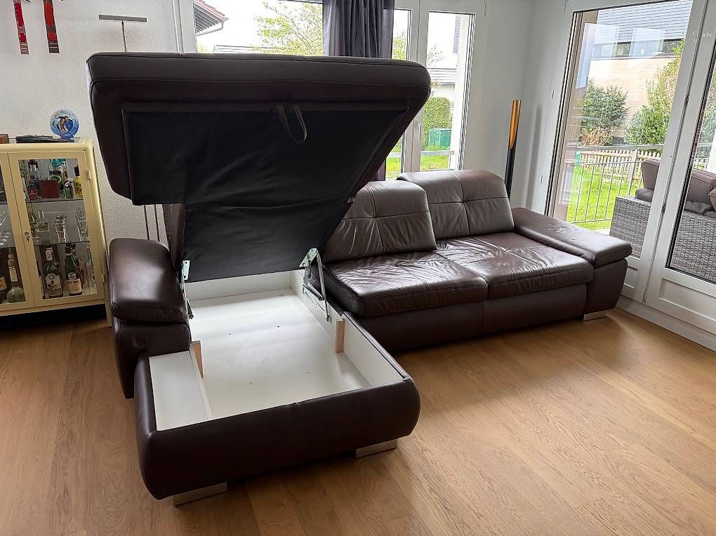 Sofas: Ecksofa in Leder – D'occasion à Balgach par BSM65 1