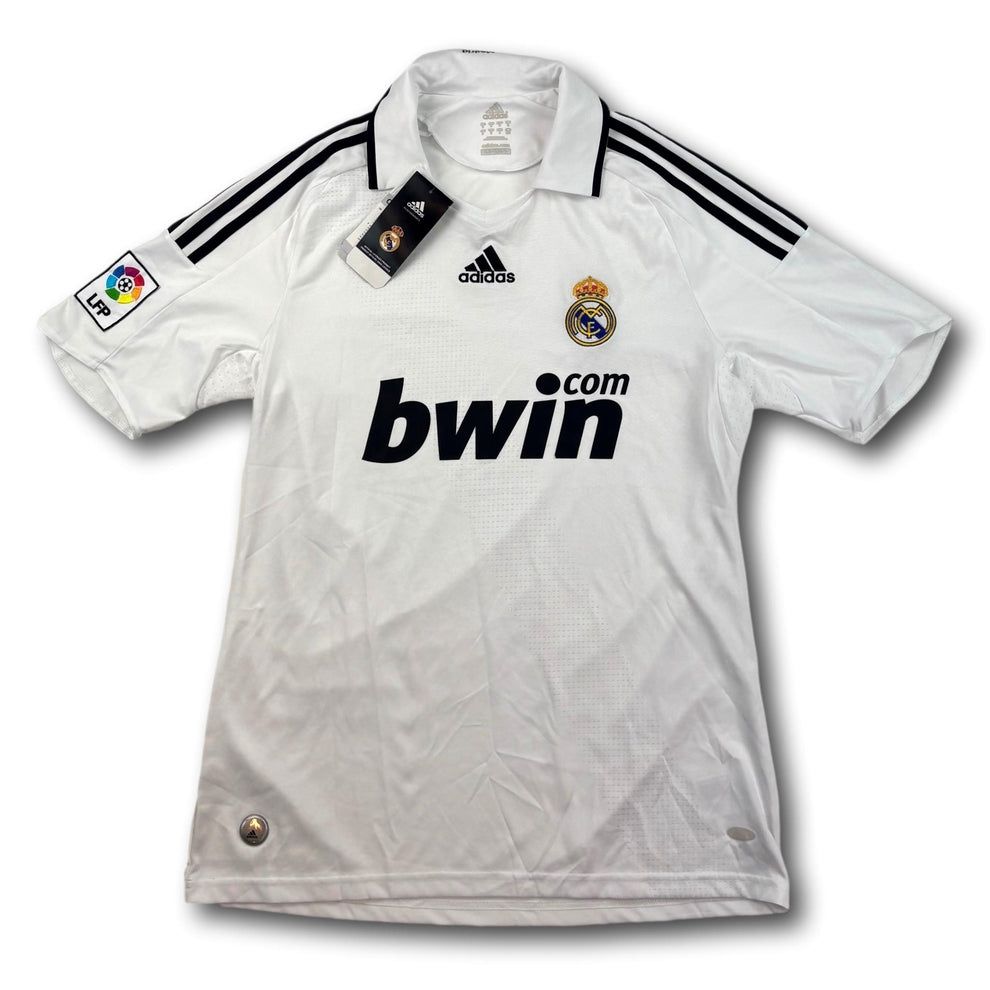 Real Madrid Canottiere & Pantaloni: Real Madrid - 2008-09 - Heim - M - adidas – Usato da Bolligen venduto da ToTheJerseyEquipment