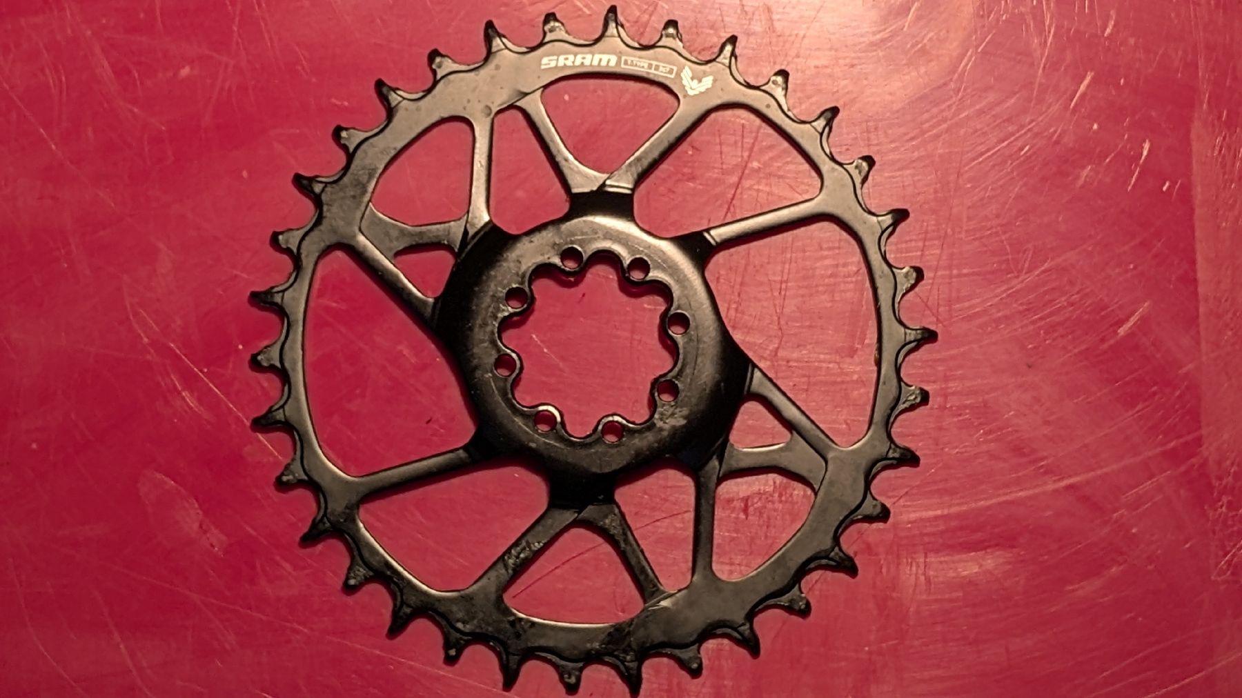 Sram Ersatzteile: SRAM T-type chainring 34t 8bolt 3mm offset – Gebraucht aus Obernau von mic_tb9h