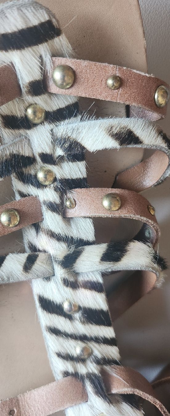 Scarpe da donna: Sandalen Sommer Style 40 Leder Leostyle – Usato da Basel venduto da lucyia 1