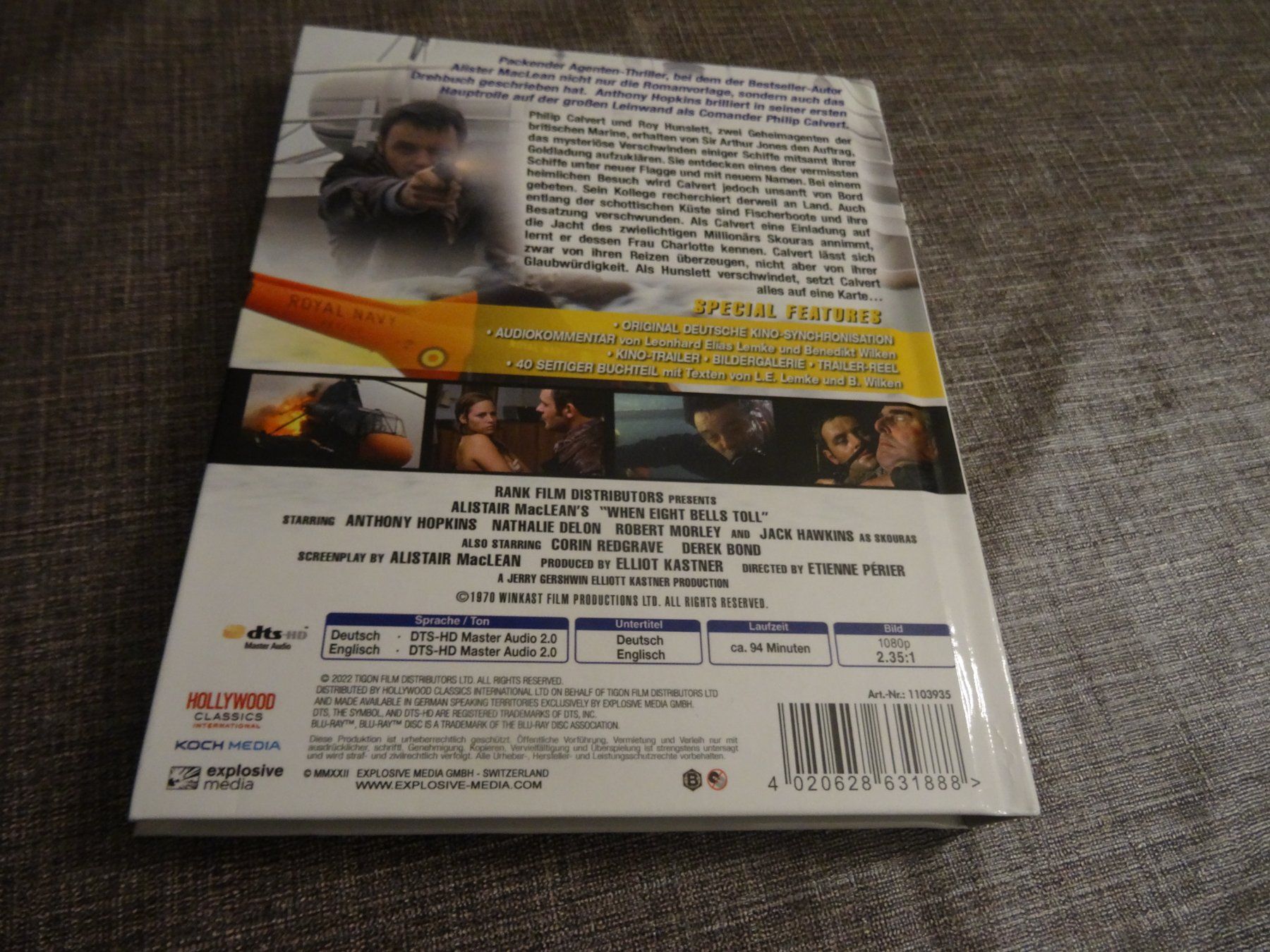 Tutti i DVDs: Das Mörderschiff DVD BLU-RAY MEDIABOOK – Usato da Olten venduto da Disc-Verkauf 3