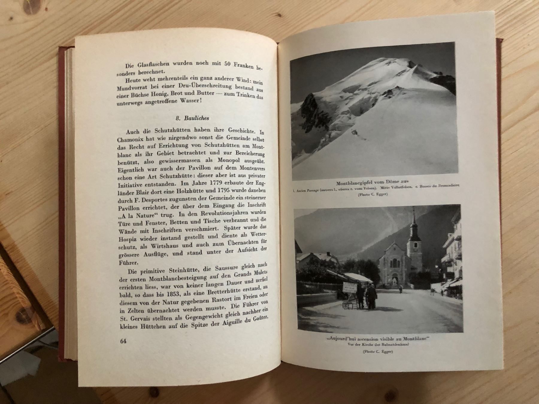 Libri: Carl Egger: Michel-Gabriel Paccard und der Montblanc – Usato da Zürich venduto da allp 6