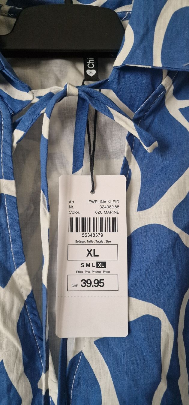 Vestiti: Kleid blau weiss, XL Neu – Nuovo e nell'imballaggio originale da Romanshorn venduto da REALJessiB 2