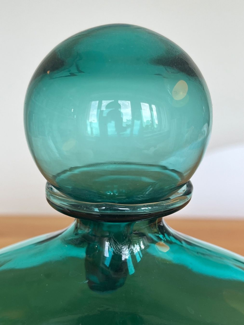 Caraffe: Vintage grüne Glaskaraffe Dekanter – Usato da Zollikerberg venduto da god_6ptz 2